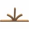 Ekena Millwork Richland Timber Gable Bracket, Western Red Cedar, 108"W x 68"H x 5 1/2"D x 5 1/2"F, 15/12 Pitch GBW108X68X0606RIC00SWR - alternate 4